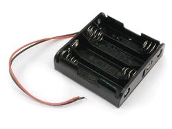 (image for) 4xAA Battery Holder Flat wired (AMB06G)